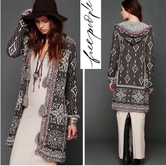 Free People Kai Cardigan in Brown size Medium - Picture 5 of 7